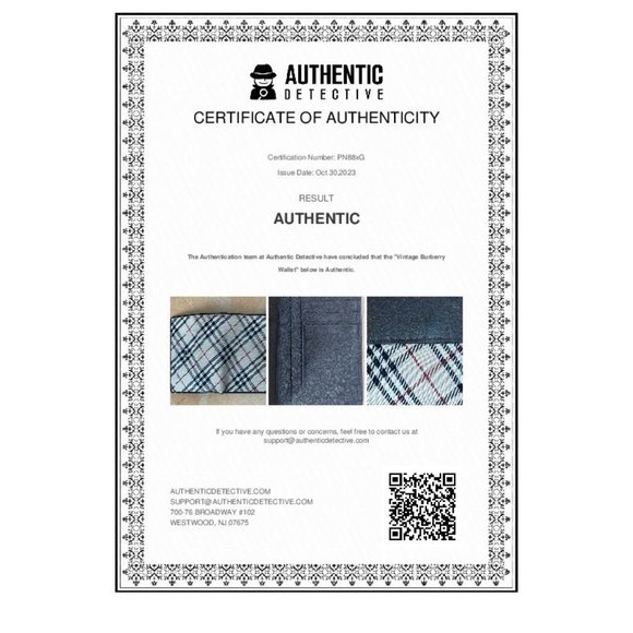 BURBERRY Vintage Nova Check Kisslock Tri-Fold Canvas & Leather Wallet 4.7"×4" - Picture 2 of 12